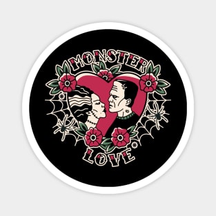 Monster Love - Tattoo Inspired graphic Magnet